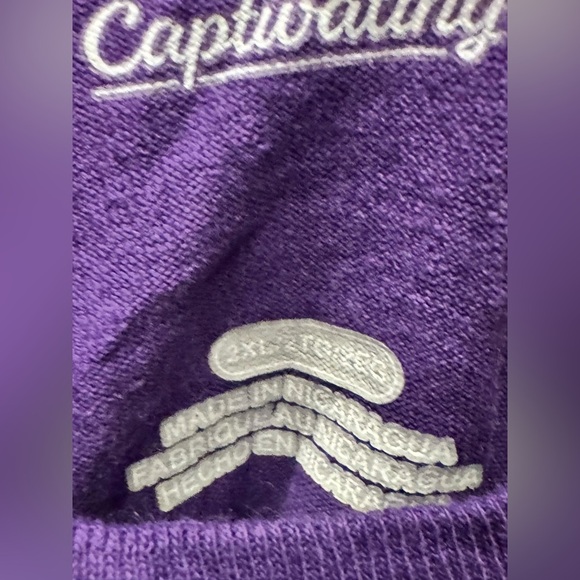 Colosseum Purple LSU Men's Shirt 2XL - Picture 4 of 4